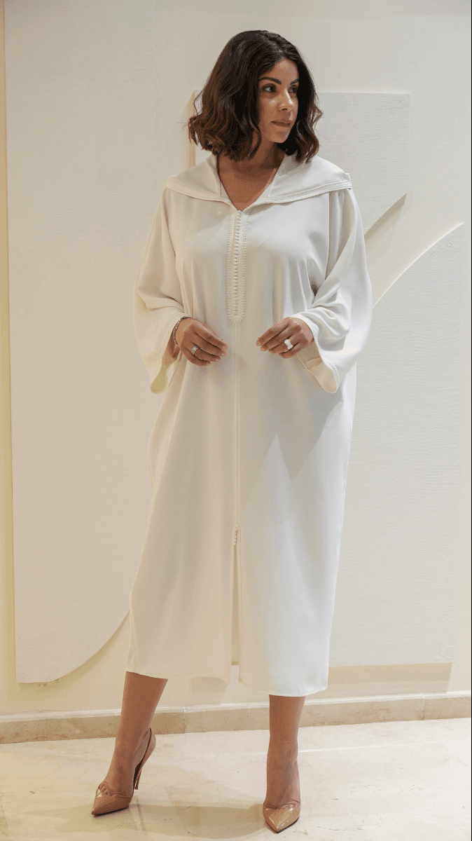 Djellaba en crêpe
