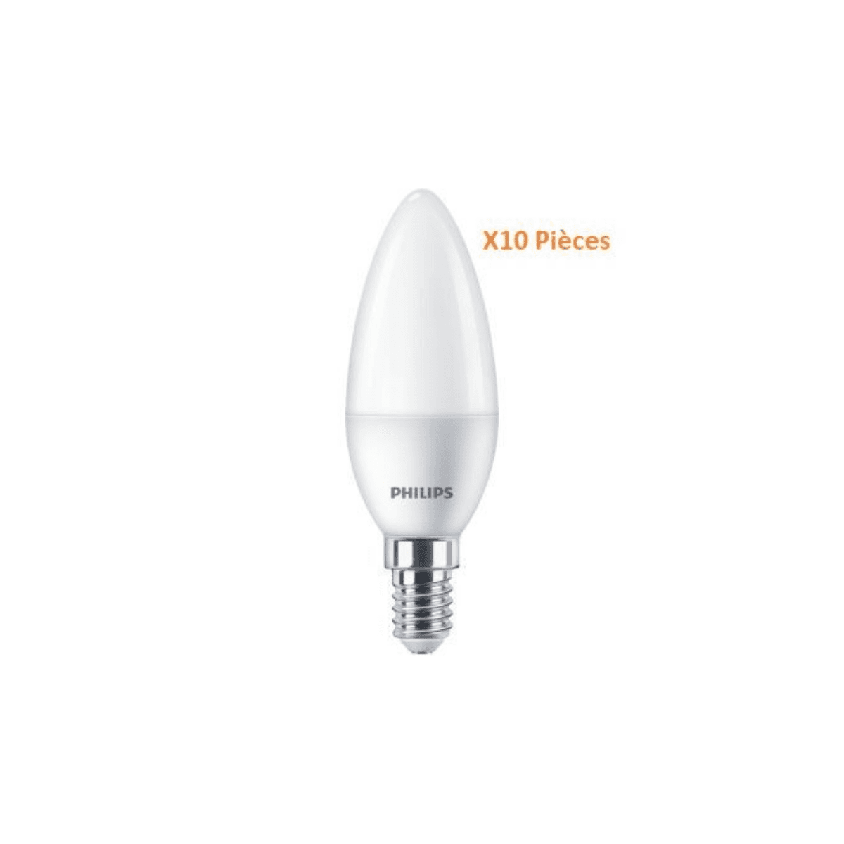 Lot de 10Lampes CorePro candle ND 5-40W E14  B35 2700k Jaune.