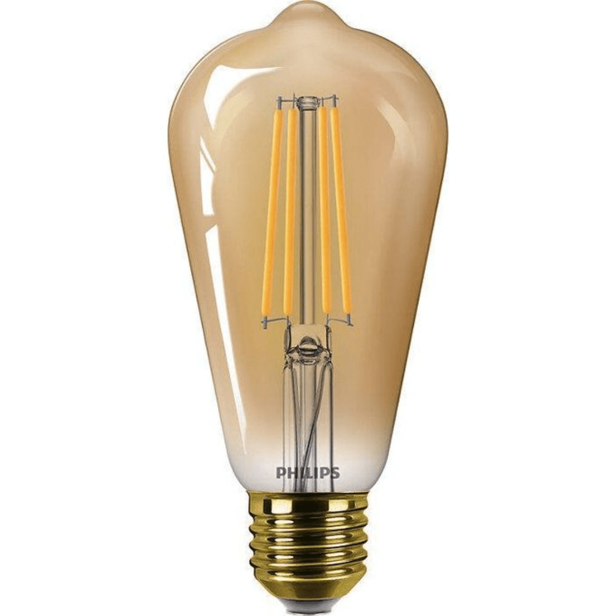 Lot de 4 Ampoules LED Dimmable vintage E27 5,8-50W 640lm 2200K ST64 OR .