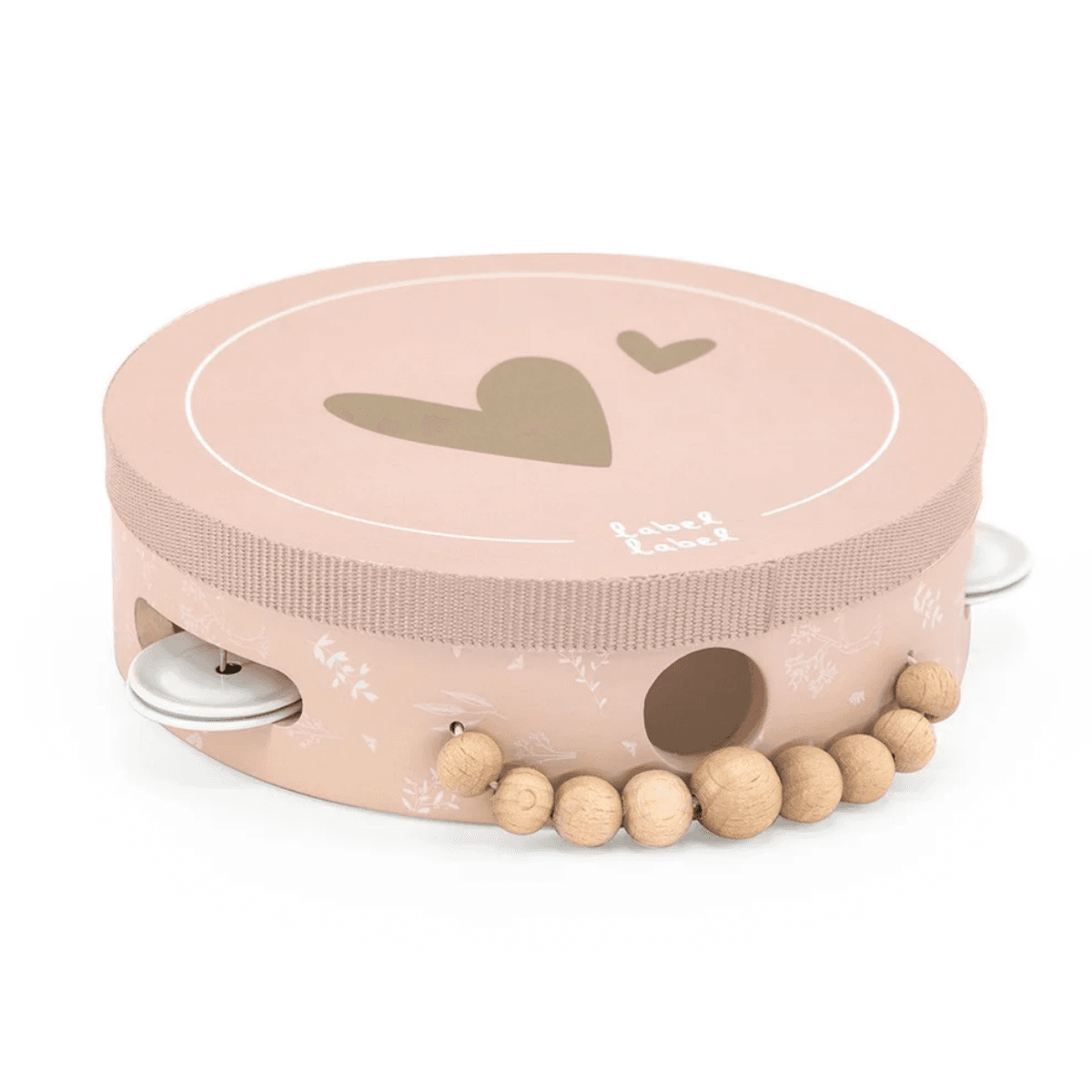 Tambourin en bois +12M