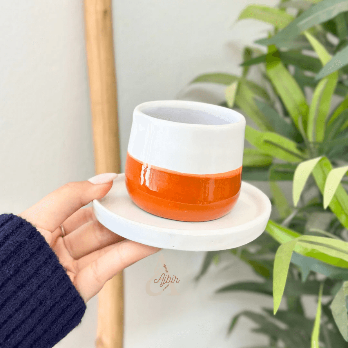Tasse avec sous tasse