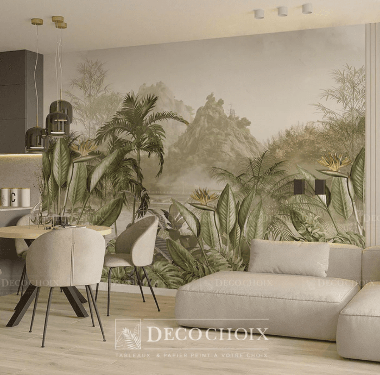 Papier peint Tropical