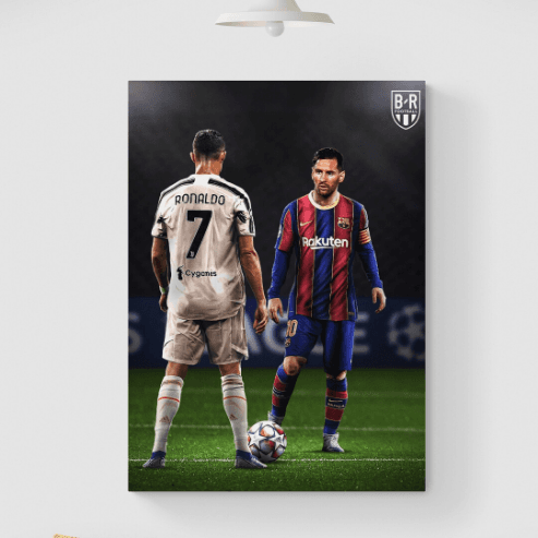 Tableau Leo Messi And Cristiano Ronaldo