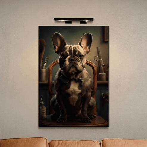 Tableau French Bulldog Black