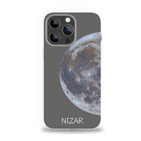 La Lune Personnalisable - Transparente Pour iPhone