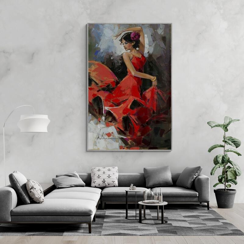 Tableau Mujer Española Bailando