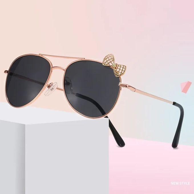 Lunettes de Soleil Pilote Classique pour Filles A la Mode Monture en Métal