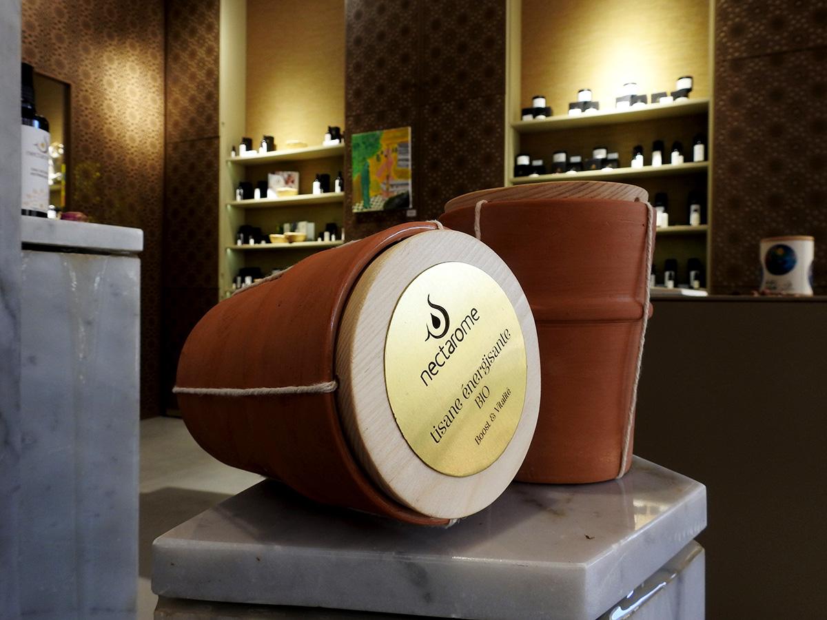 TISANE Énergisante en terre cuite