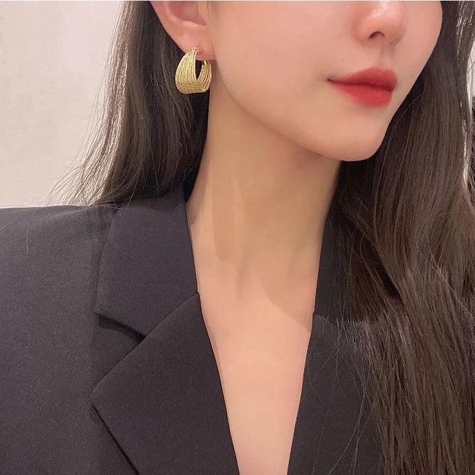 Boucles D'oreilles Dorées