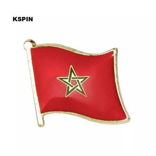 Broches de drapeau national Maroc