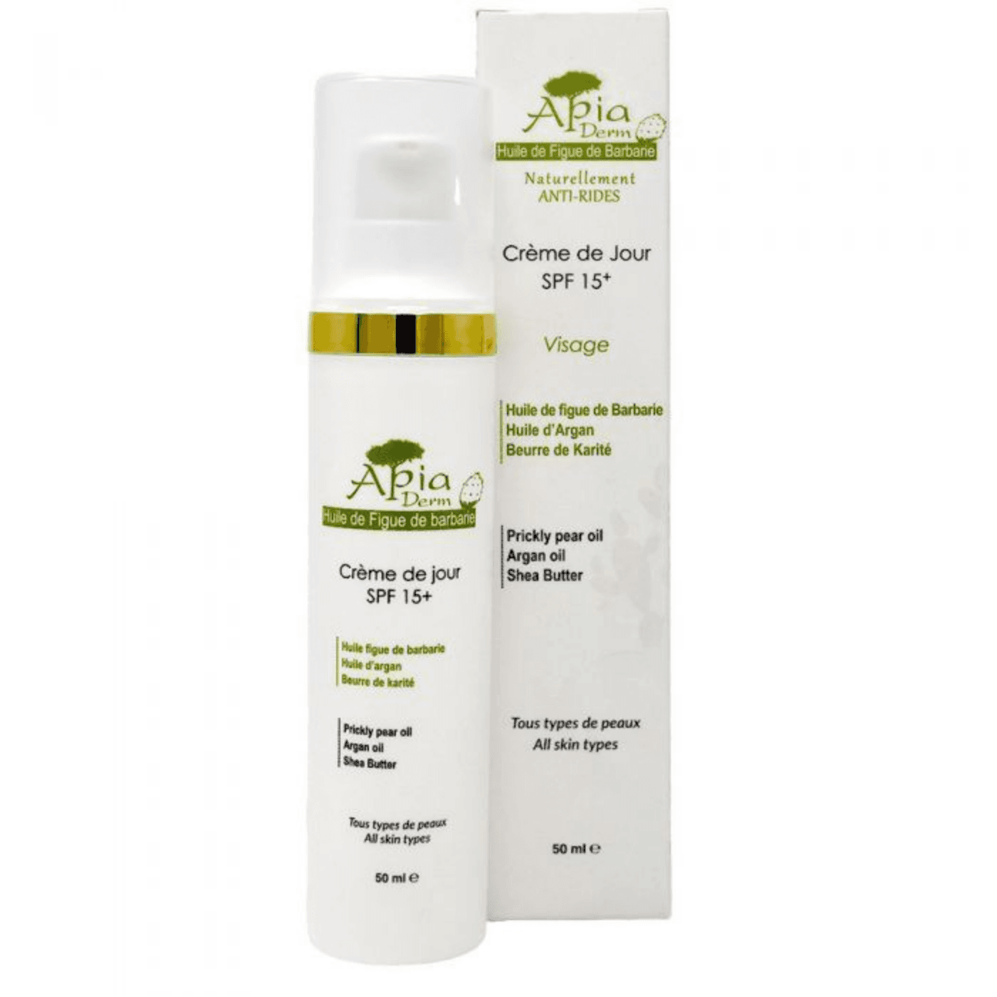 Crème de Jour Régénérante à l'huile de Figue de Barbarie SPF 15+