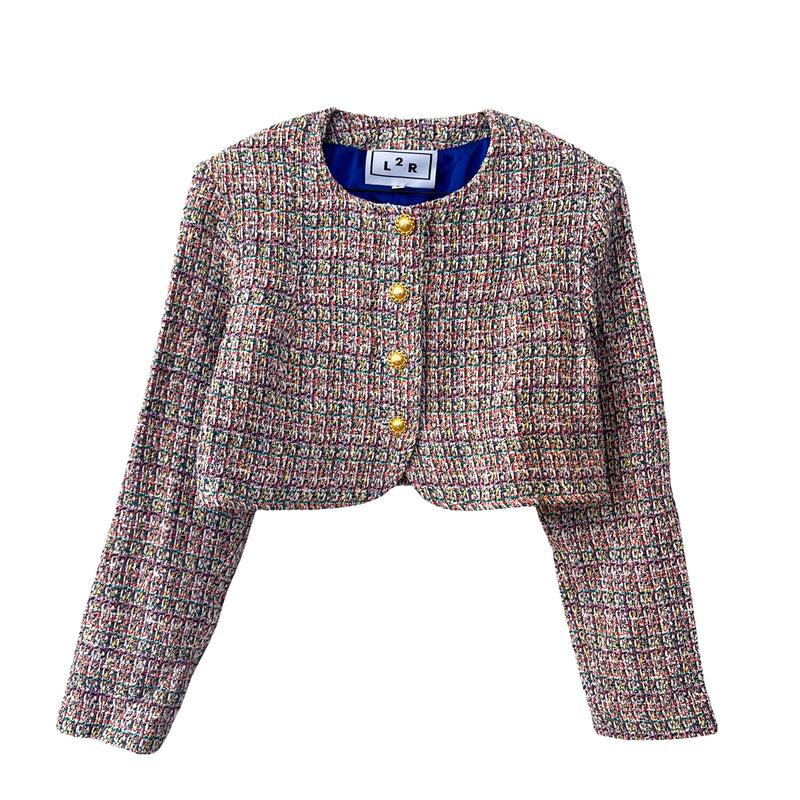 Spencer Jacket in Multicolored Tweed