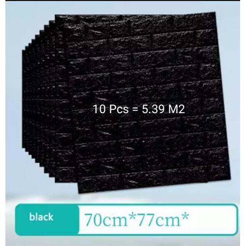 10 Unites Papier Peint Adhesif Brique 3d Reel Autocollant et lavable Anti-humidité