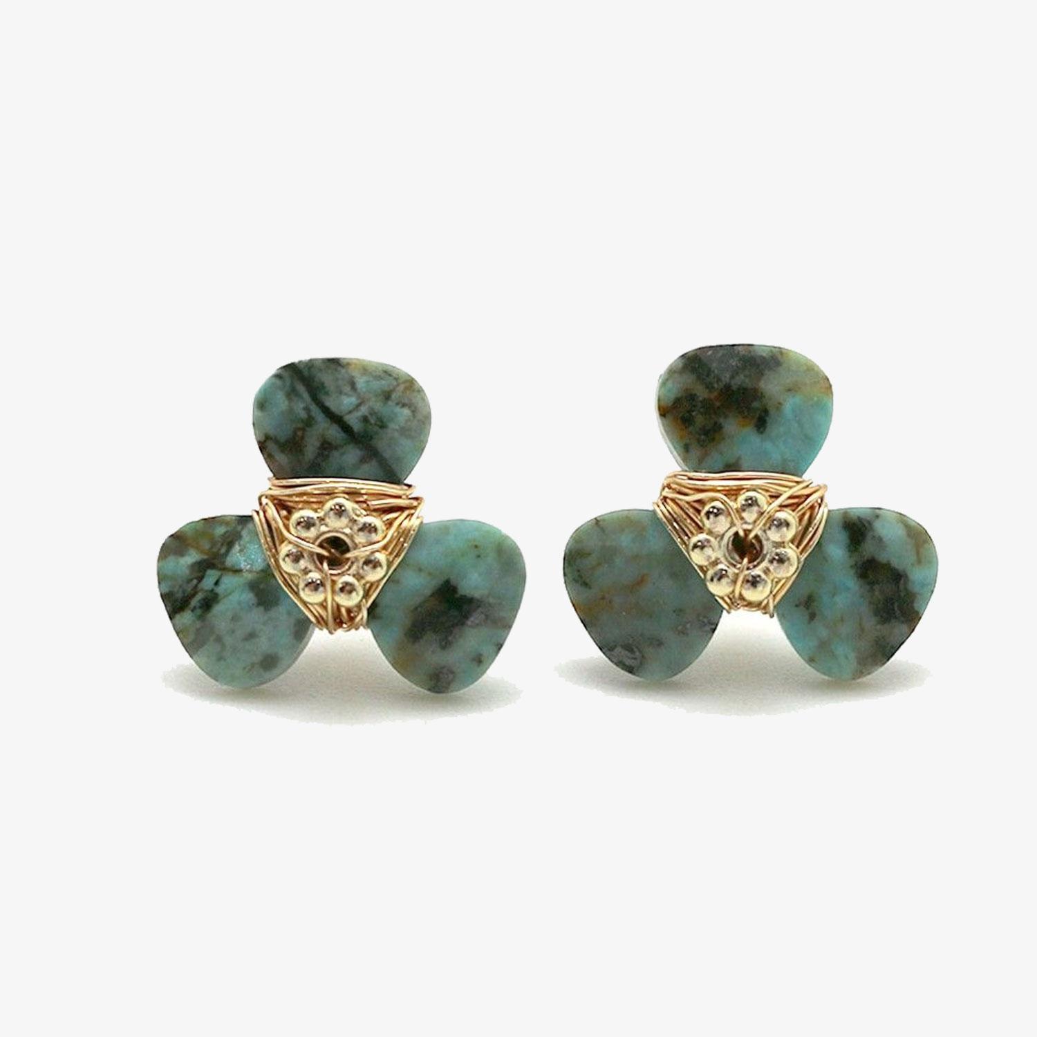 Boucles d’oreilles Trèfles