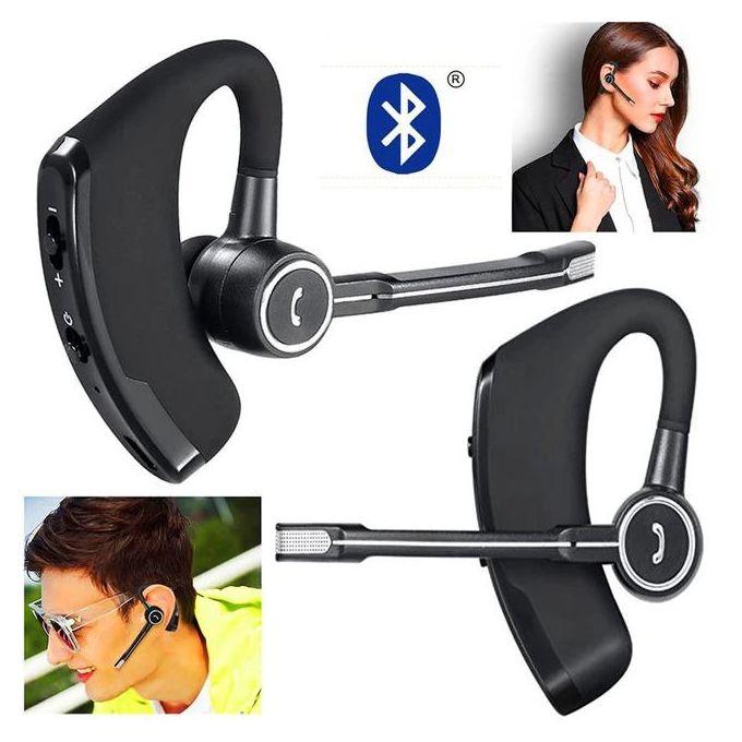 Casque d'écoute sans fil Bluetooth avec oreillette mains libres micro