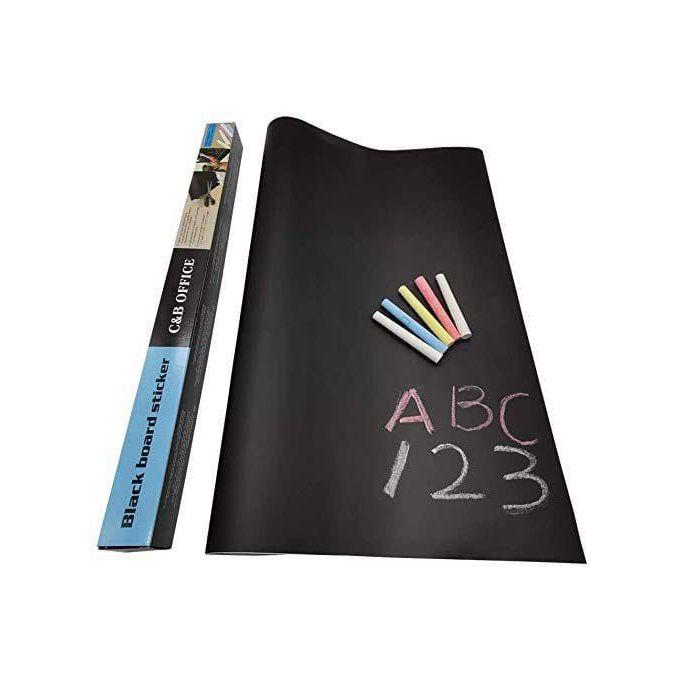 Autocollants muraux tableau , chambres denfants, pour dessiner écrire + craie