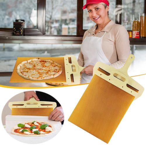 Spatule à Pizza Antiadhésive avec Manche Ergonomique et Trou de Suspension