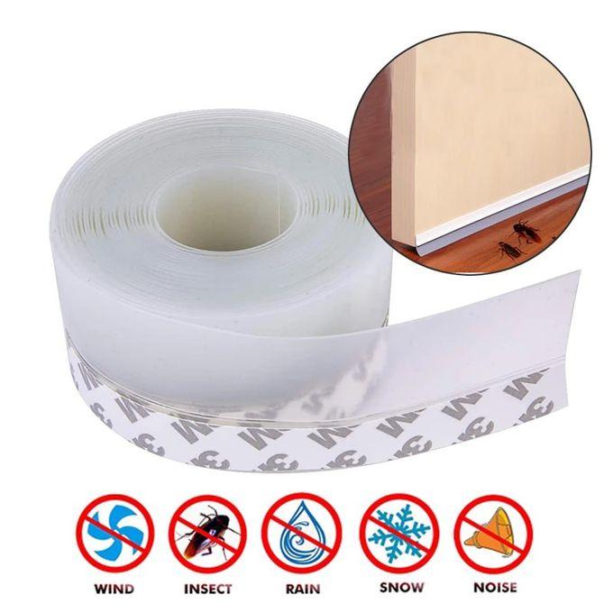 Ruban D'étanchéité Adhésive En Silicone Anti Poussière /Anti Insectes 3M-Blanc