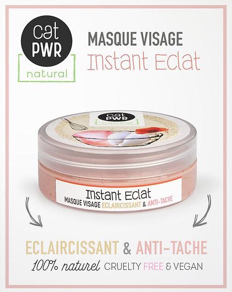 Instant Eclat Masque Visage Anti-Tache Eclaircissant au Aker Fassi