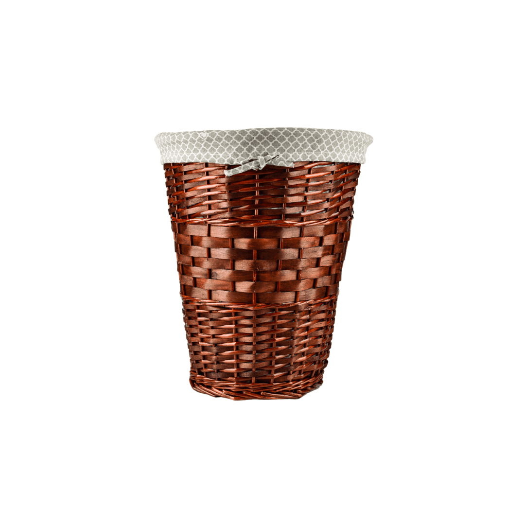Panier Blanchisserie Osier Doublur Tendy Gris/B