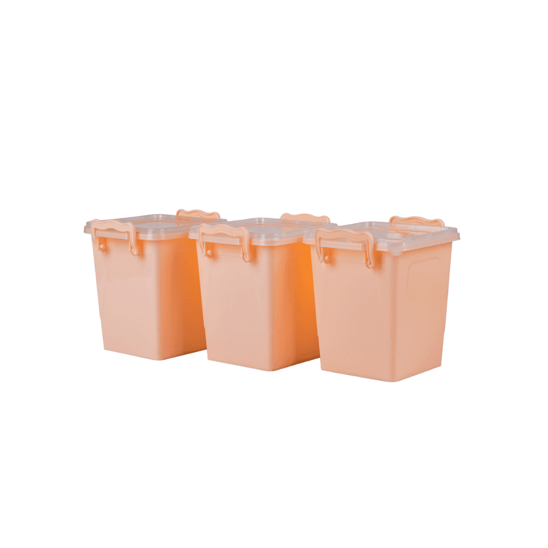 Vitamine Pack 3 PCS Boite Rang Alim Carre