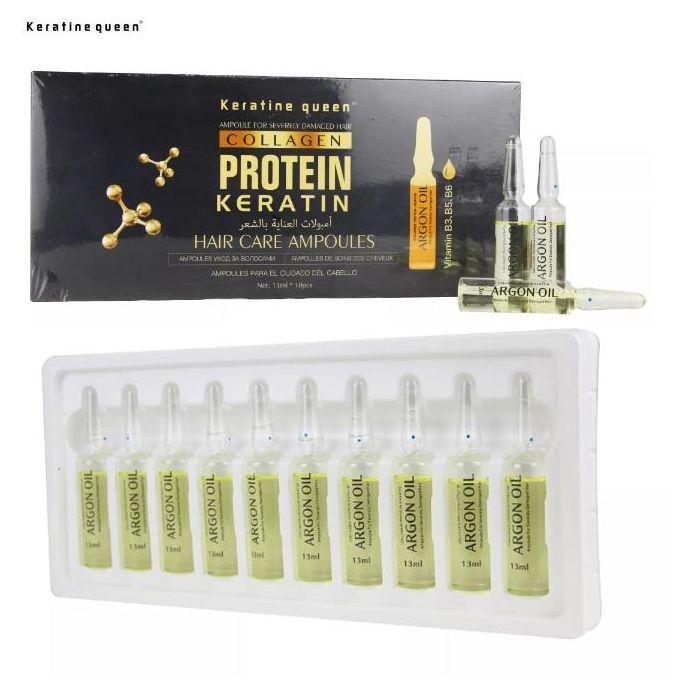 Ampoules Pour Cheveux Abimés à Huile D'argan 10 pcs