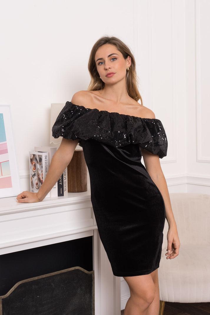 Petite Robe Noire en velours