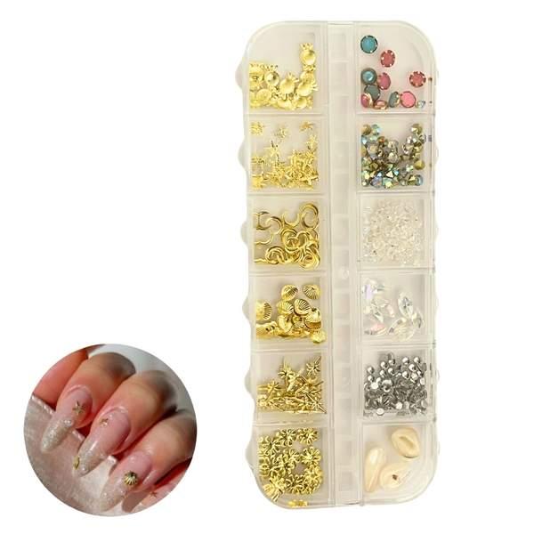 Décorations D'ongles en Strass D-4