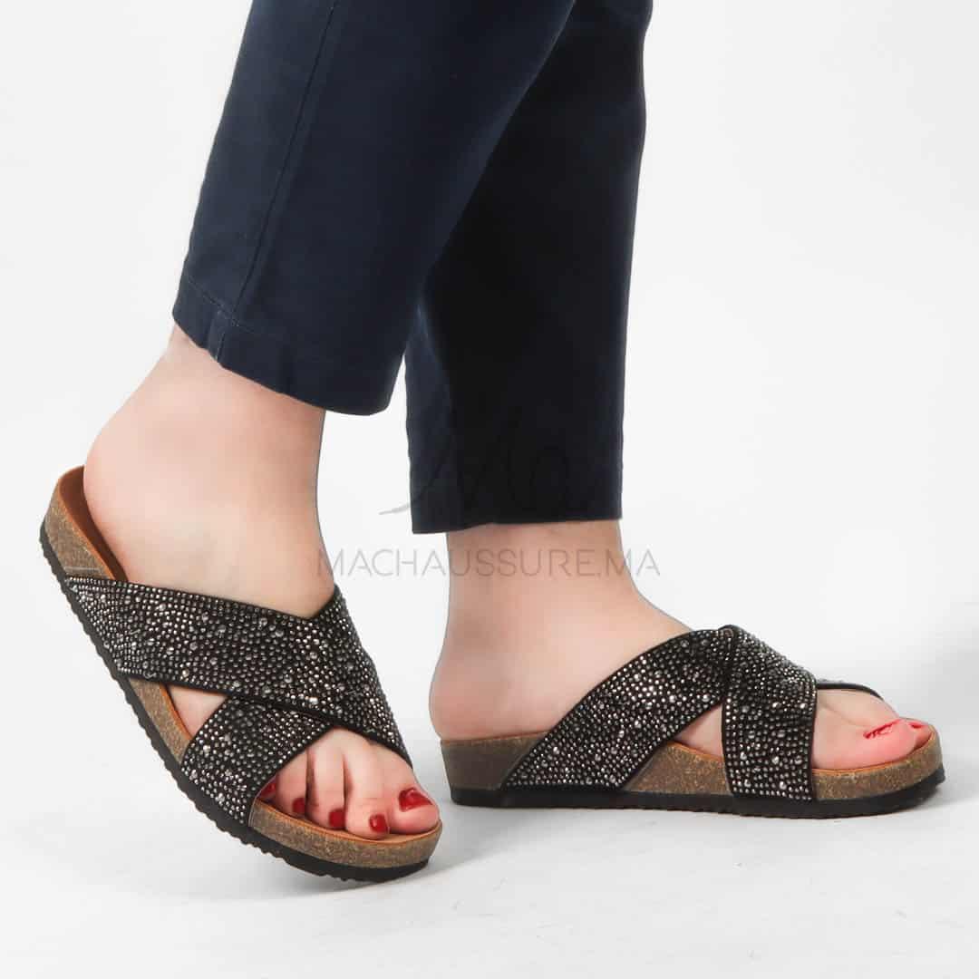 Larimar - Sandales Plates