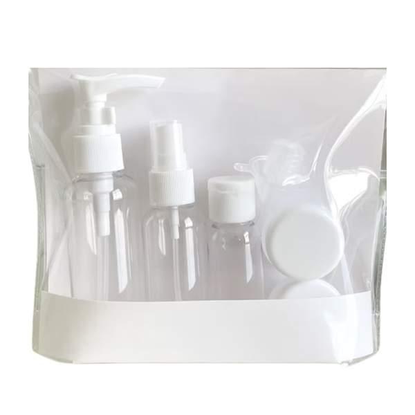 Ensemble 5 de Bouteille de Toilette de Voyage