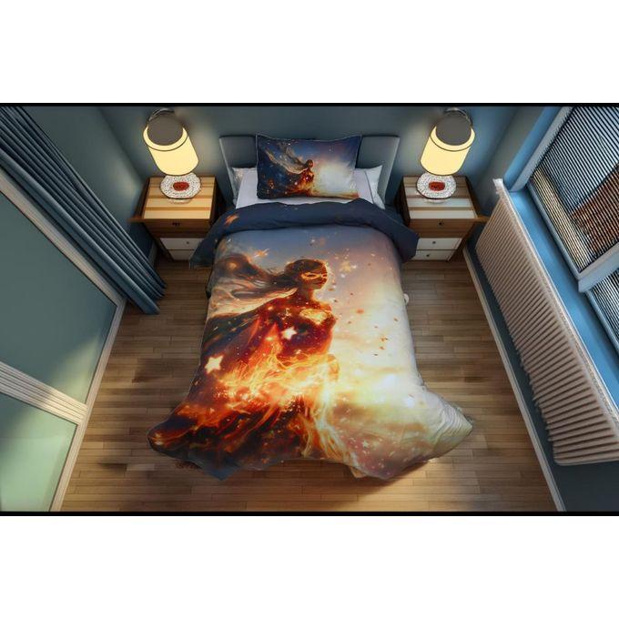 Housse de Couette Imprimée Enfant Oracle de lOmbre + 1TO Offerte 1Place
