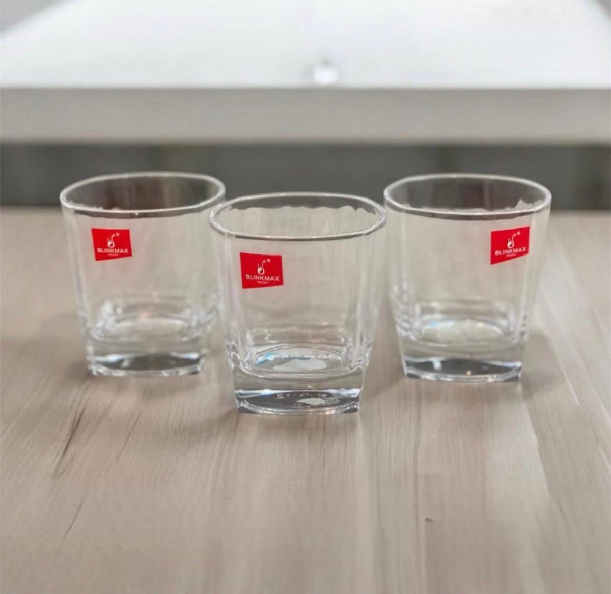 Set de 6 Verres transparent Bas