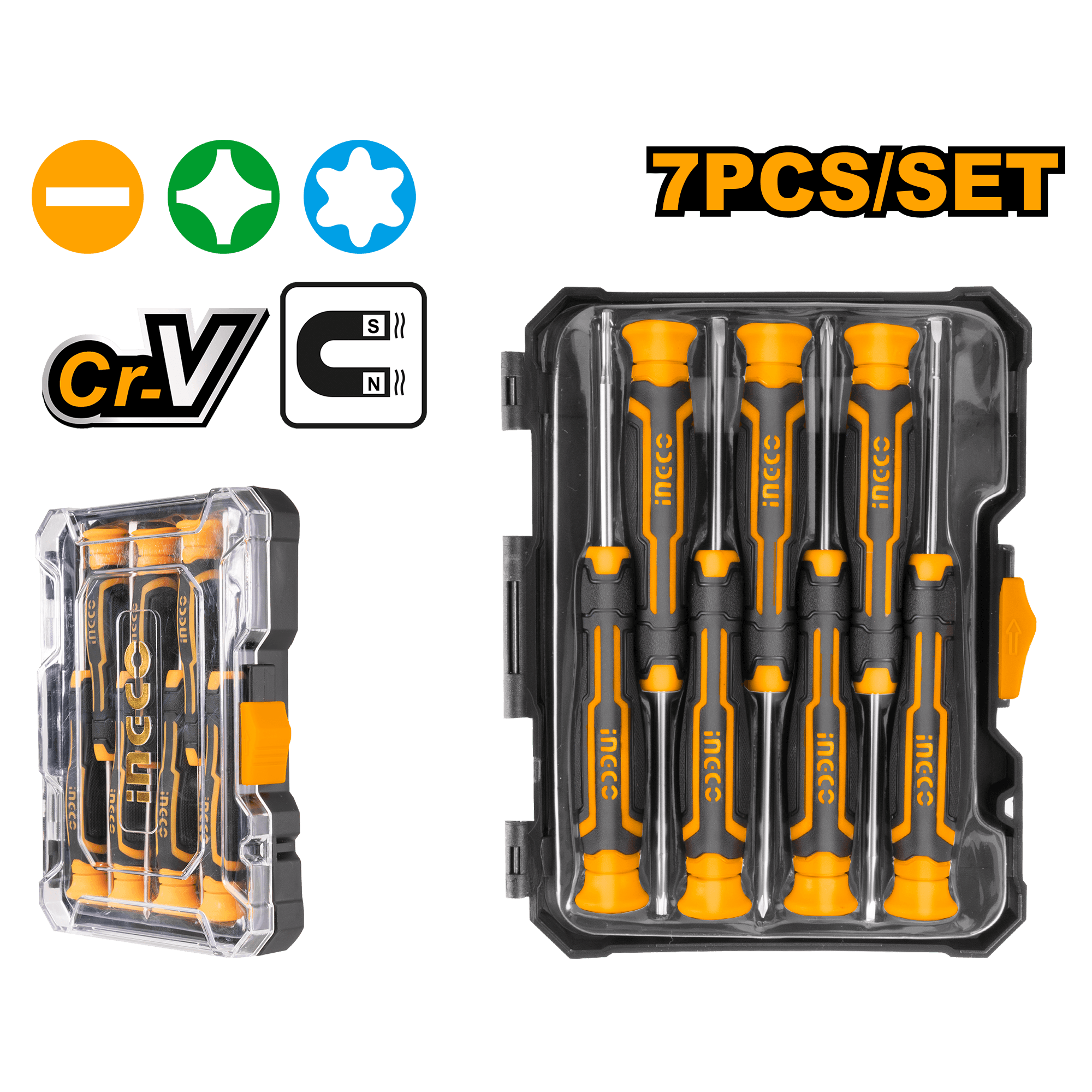 Set de 7 tournevis à précision