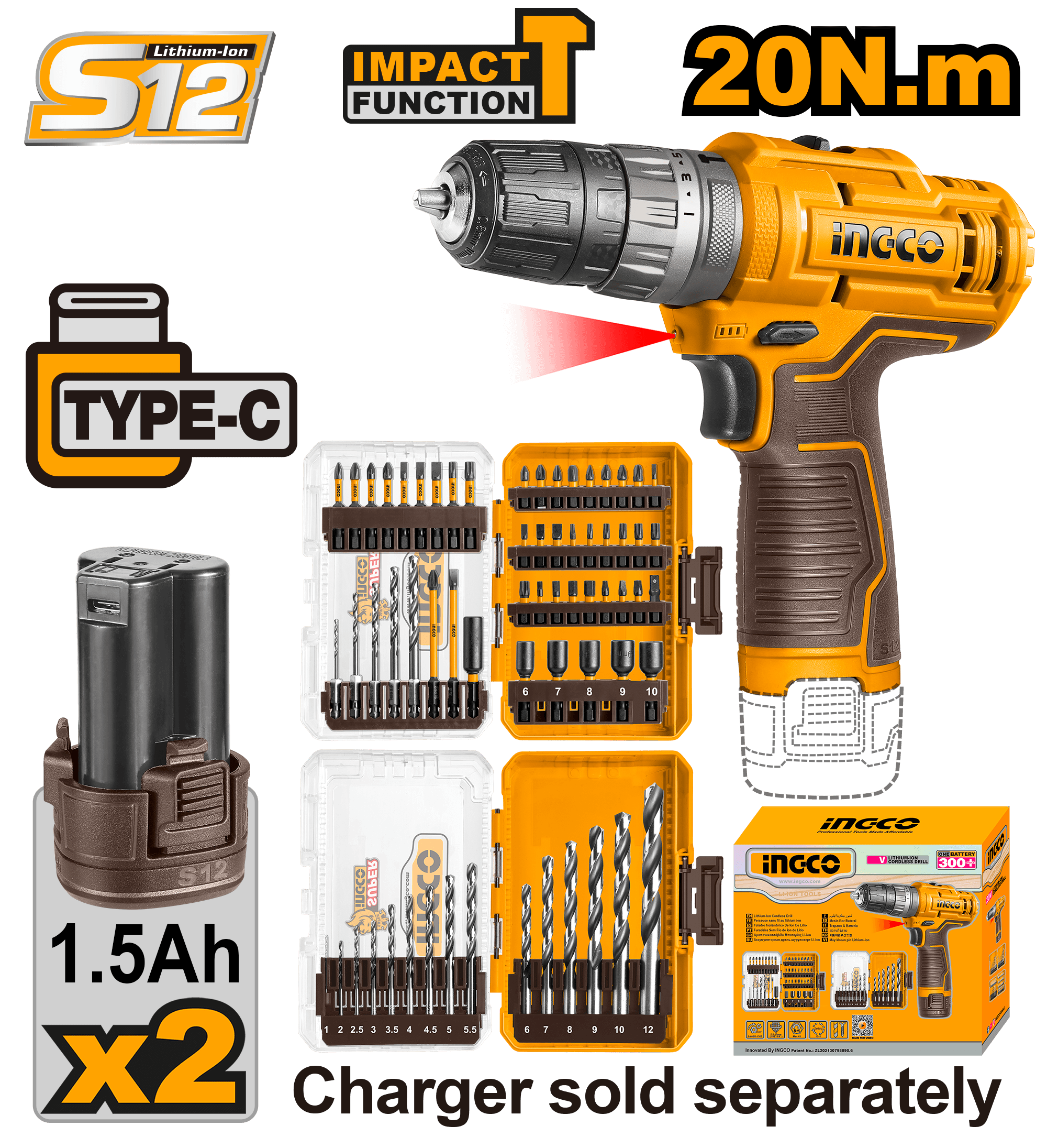 Perceuse à Percussion sans Fil