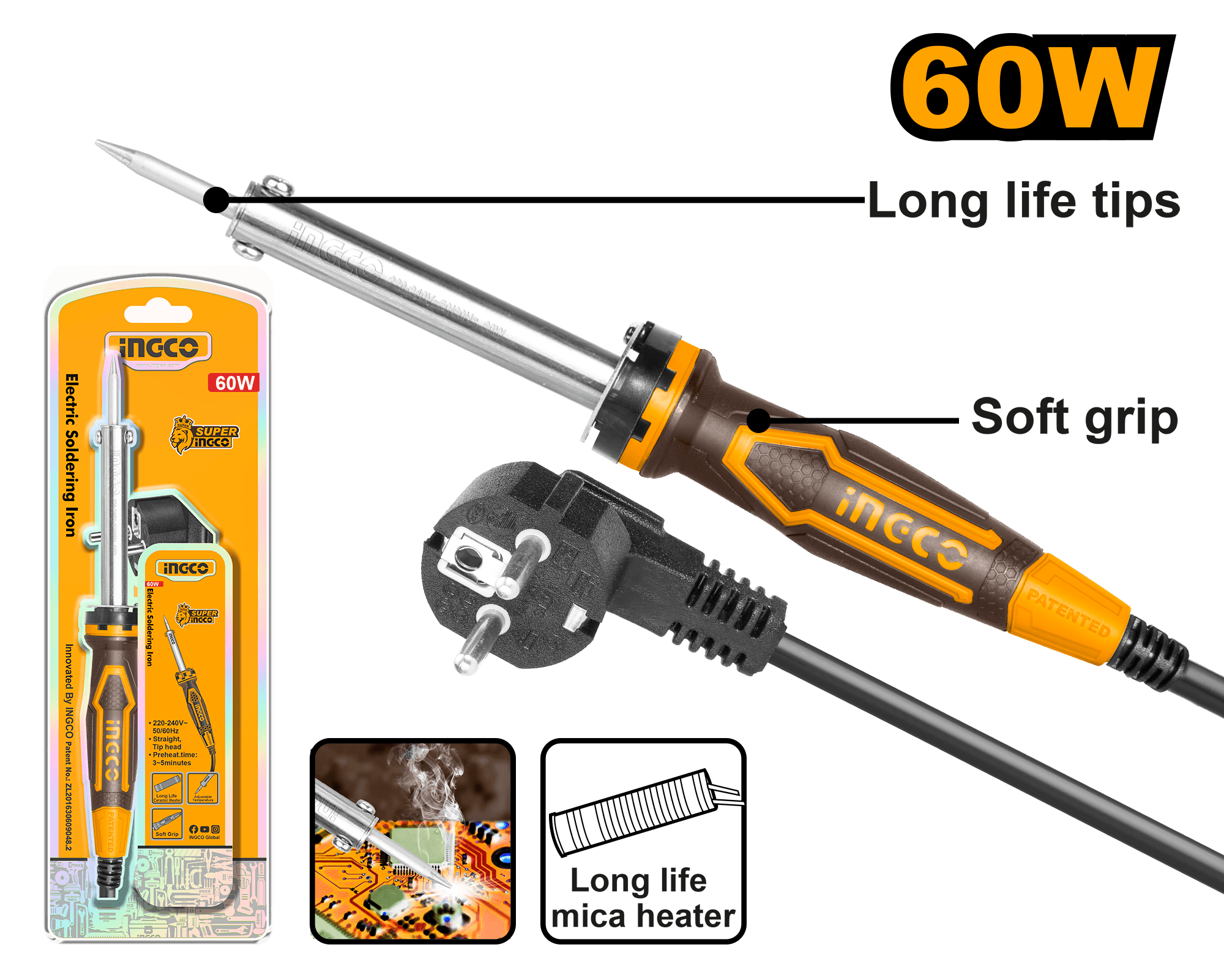 Fer à souder électrique 60W