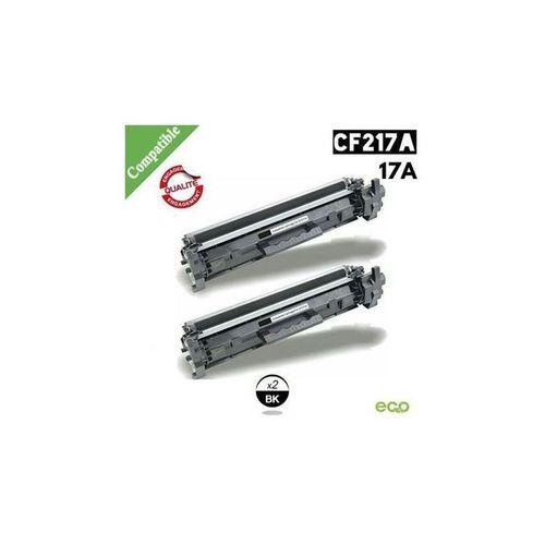 2xToner 17A CF217A Pour les imprimantes Laserjet Pro