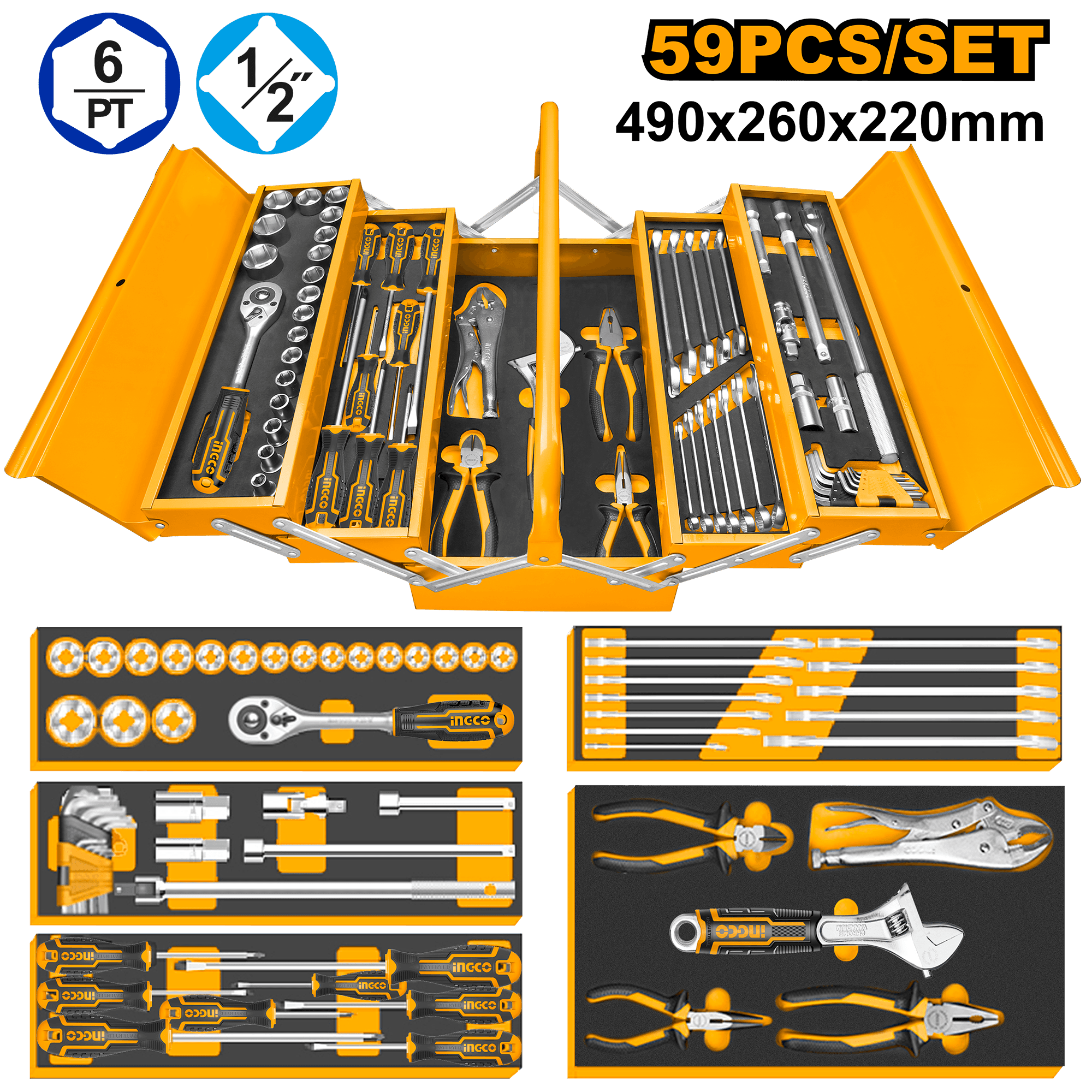 Boîte à outils 108pcs
