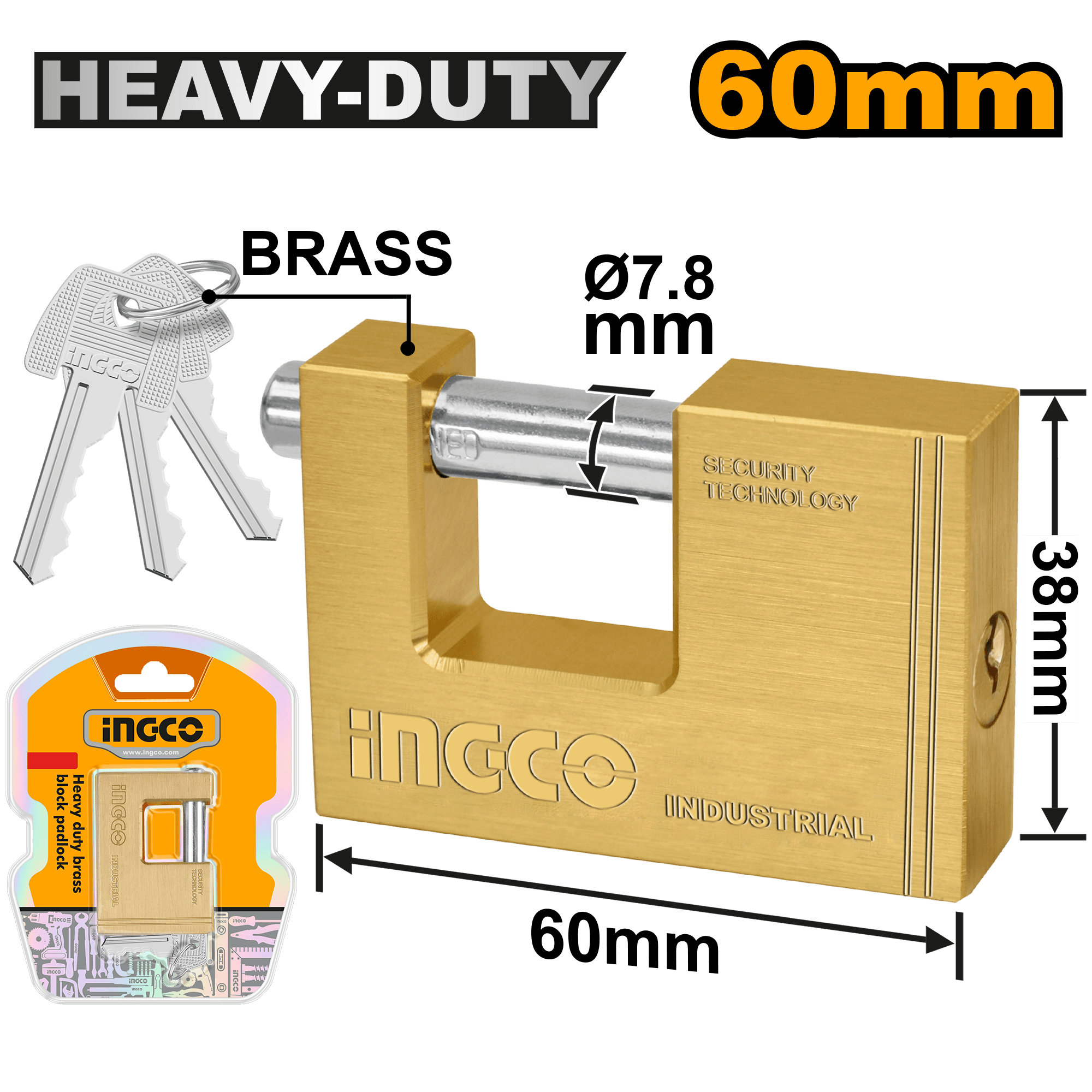 Cadenas 60mm Heavy duty 280g
