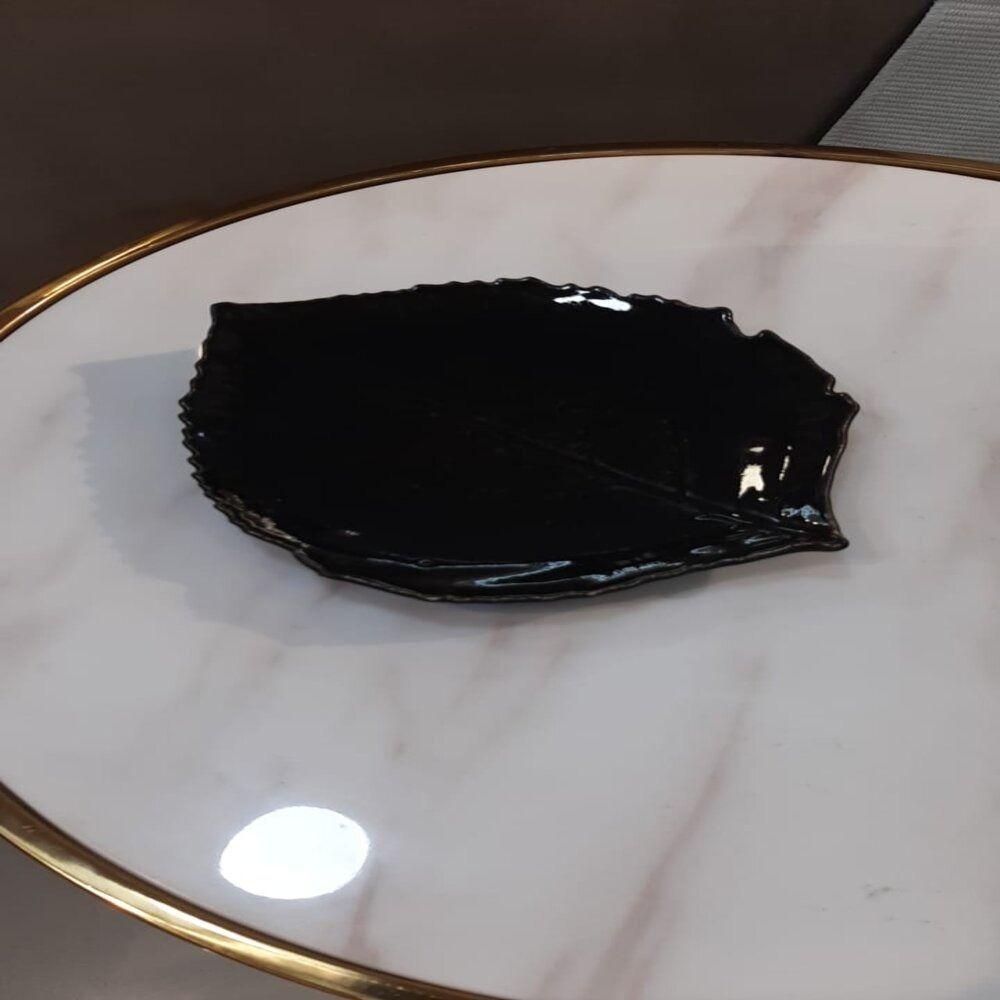 Riviera Feuille Assiette Plat Verre-21.5 Cm