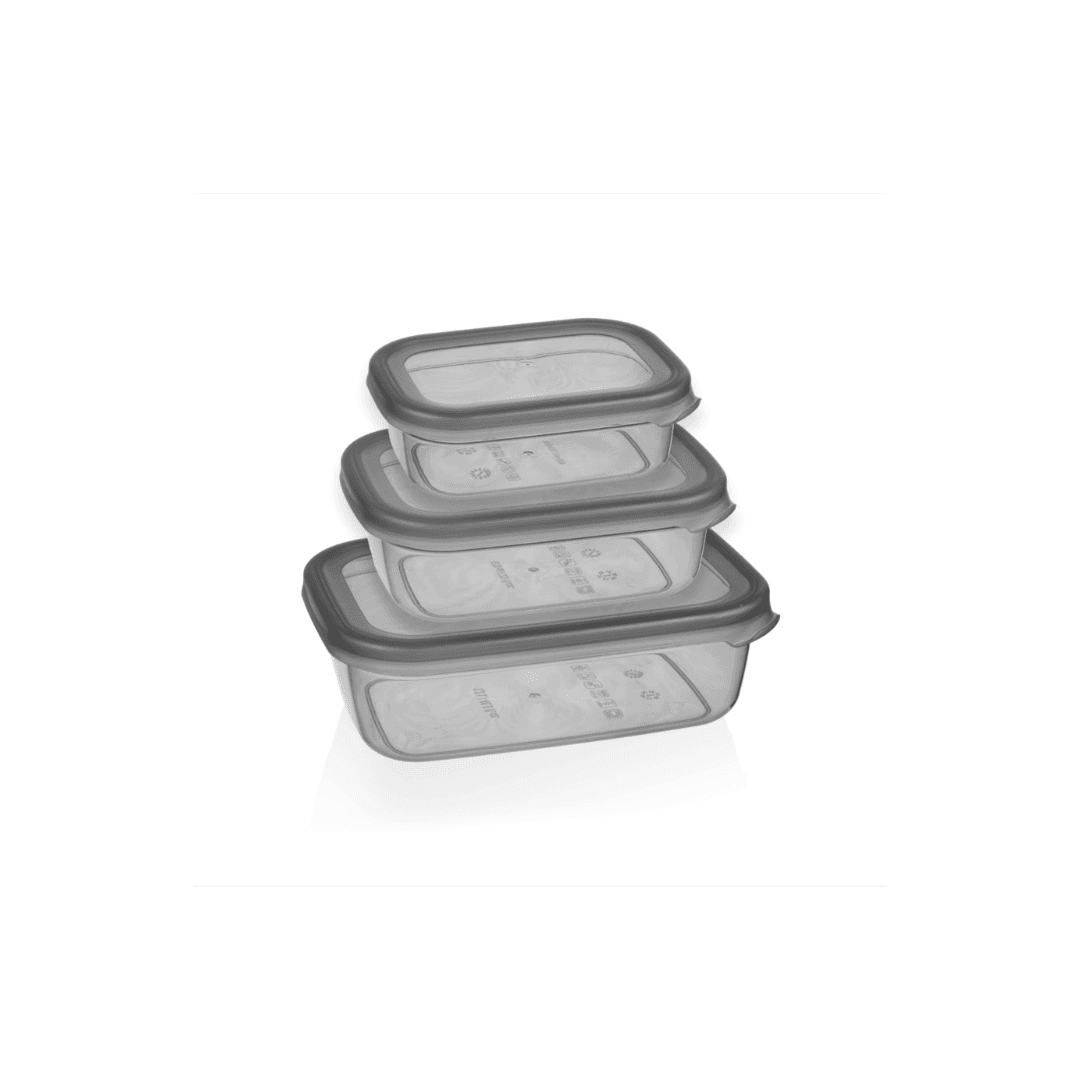 Set 3 Boites Plastique