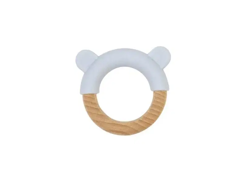 Jouet-anneau Dentaire Sensoriel “Petites Oreilles” Bleu