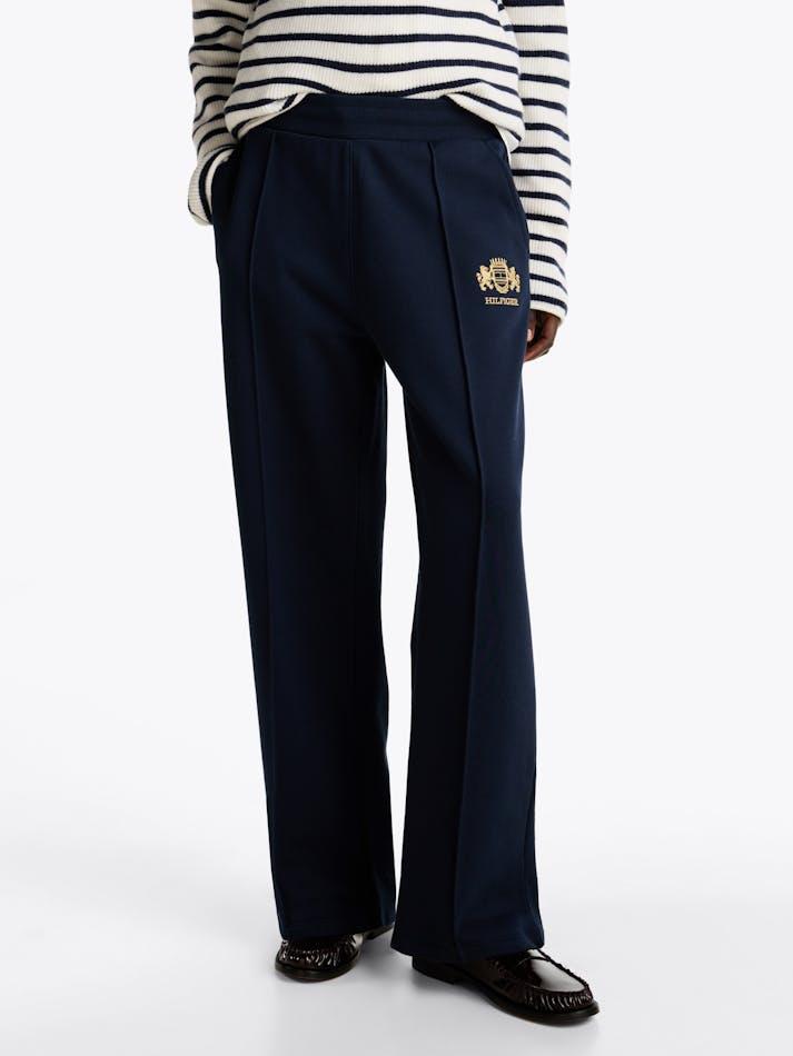 Logo Embroidery Straight Joggers