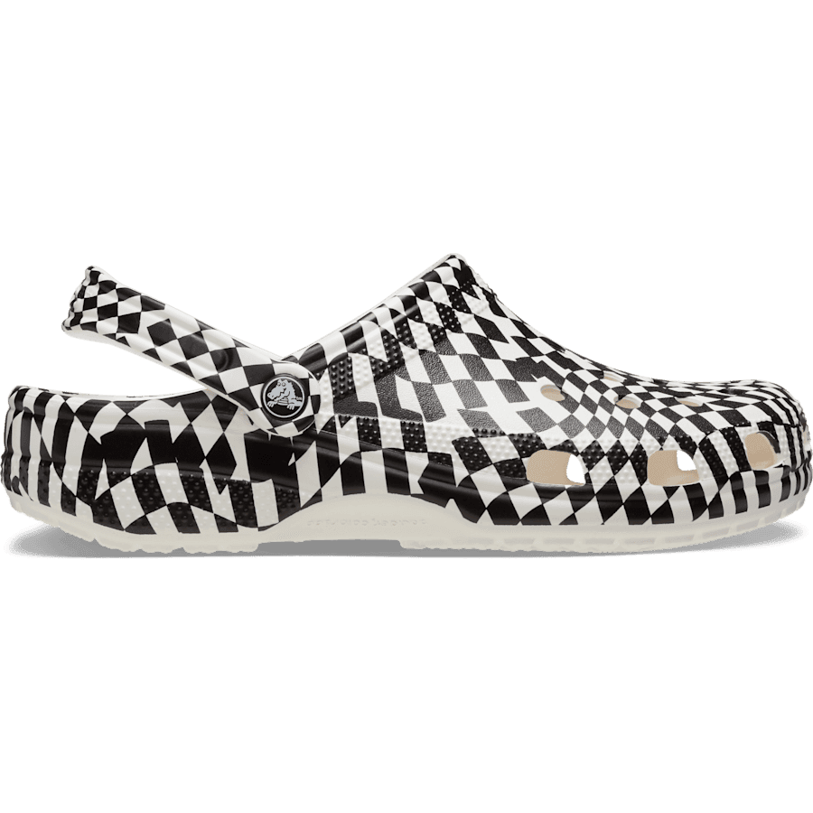 Classic Warped Checker Clog K