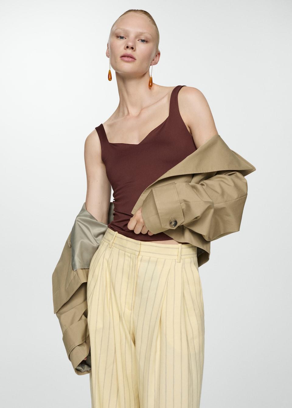 Top Maille Bretelles