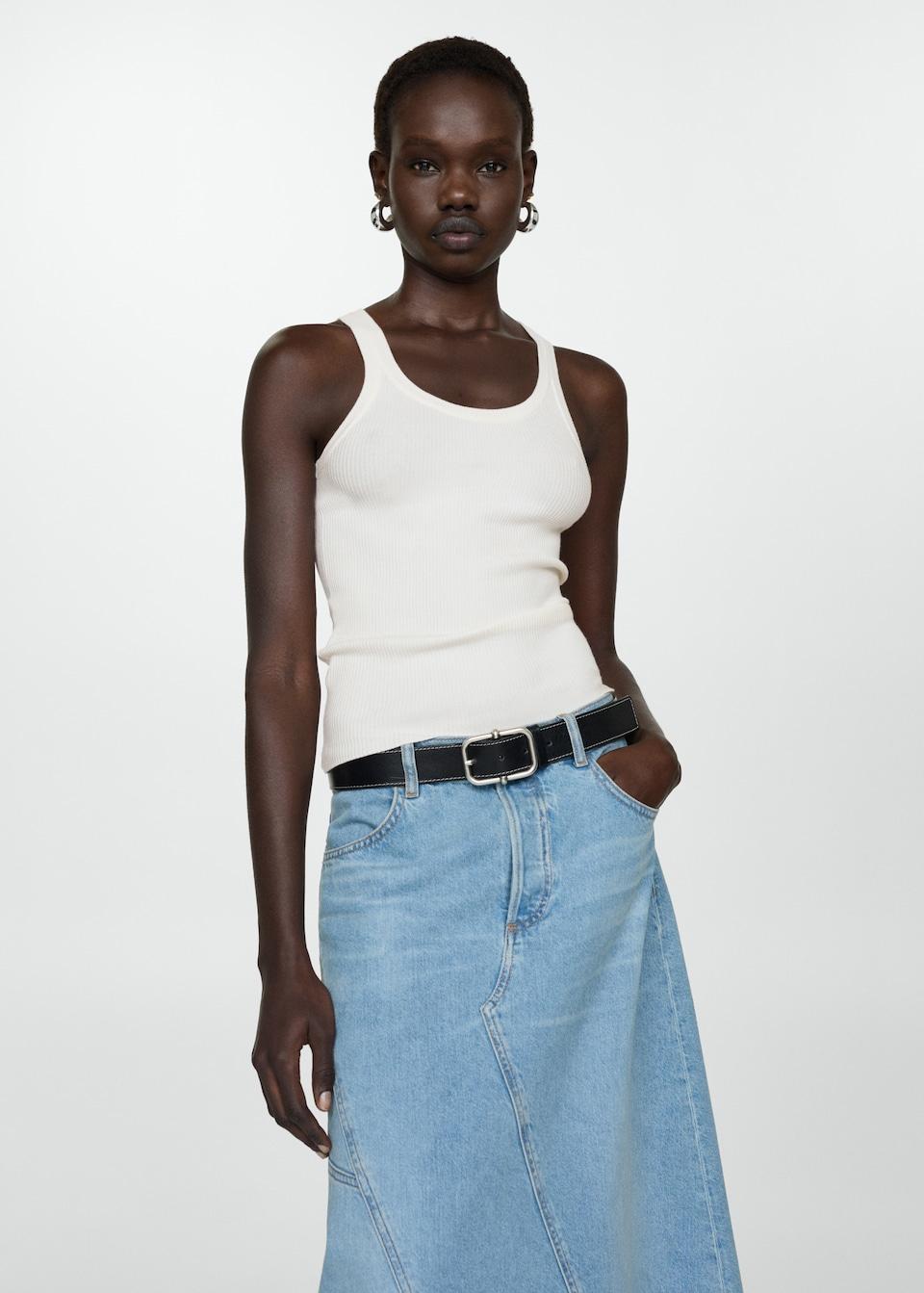 Top Maille Bretelles