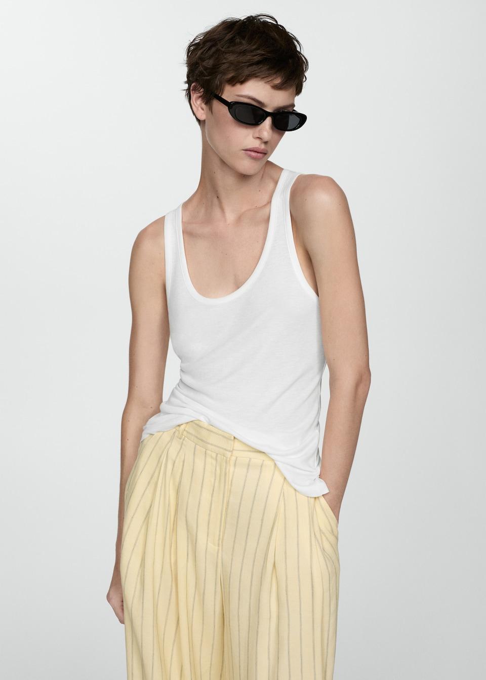 Top Maille Bretelles