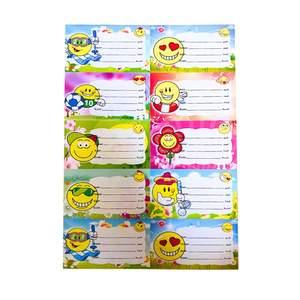 Étiquettes pour Cahier Smille Grand Format