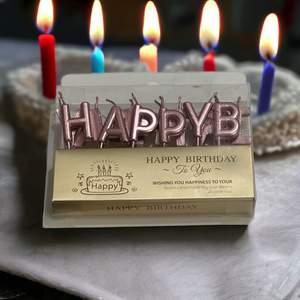 Rose Bougie Happy Birthday Anniversaire