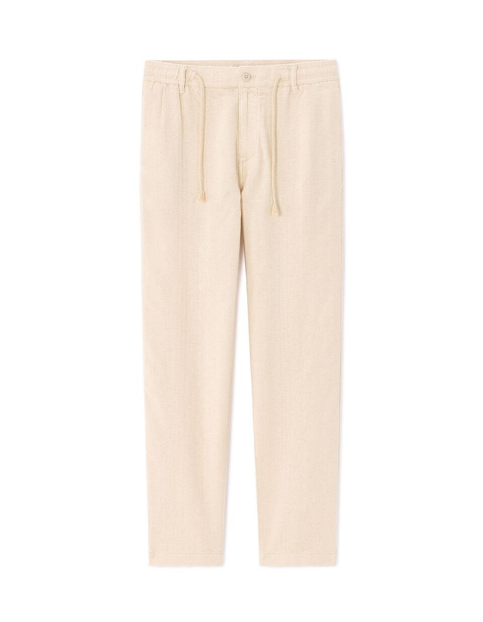 Pantalon Relaxed 100% Coton Jacquard
