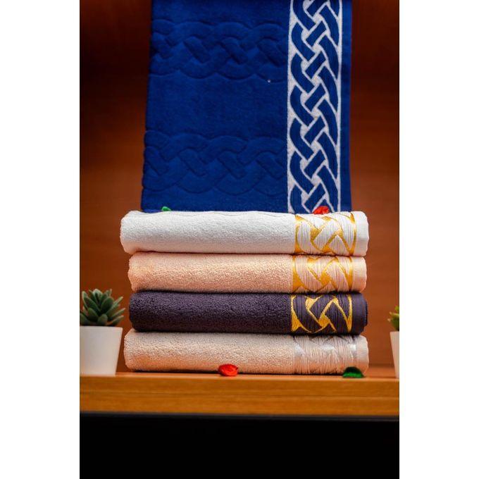 Cassilia G050 Pack 5 Serviettes 50×85 100% Coton Multi Couleur